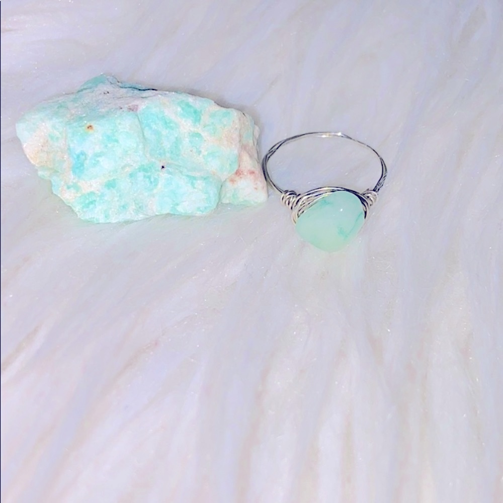 Amazonite Gemstone Ring